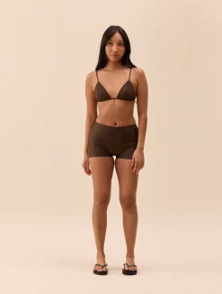 Triangle Bikini Top Cocoa