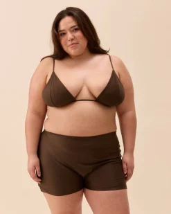 Triangle Bikini Top Cocoa