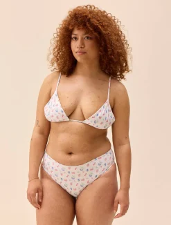 Triangle Bikini Top Summer Berries