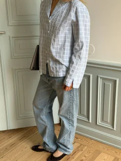 Unwind Shirt Blue Check