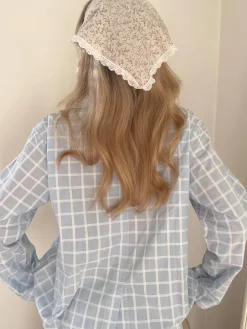 Unwind Shirt Blue Check