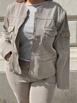 Utility Jacket Brown
